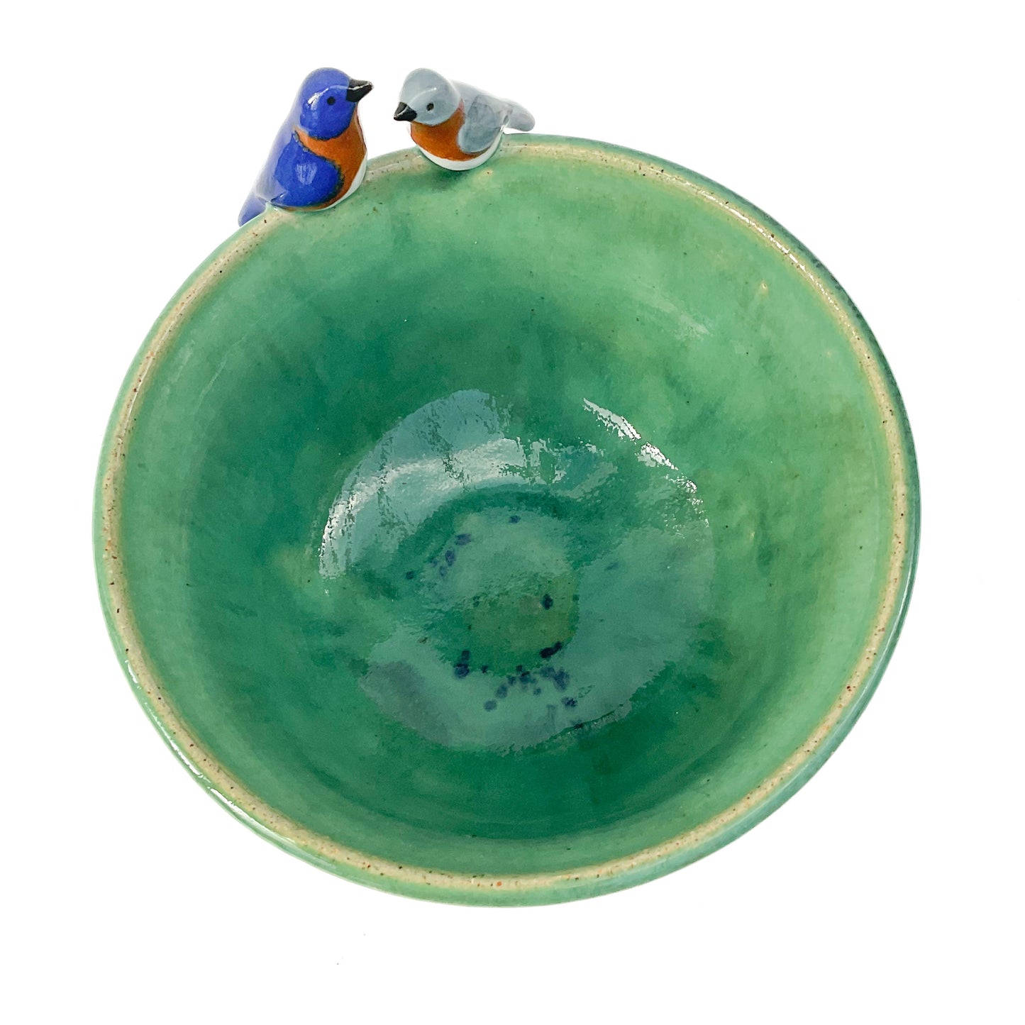 Bluebird Hand Sculpted Stoneware Bowl