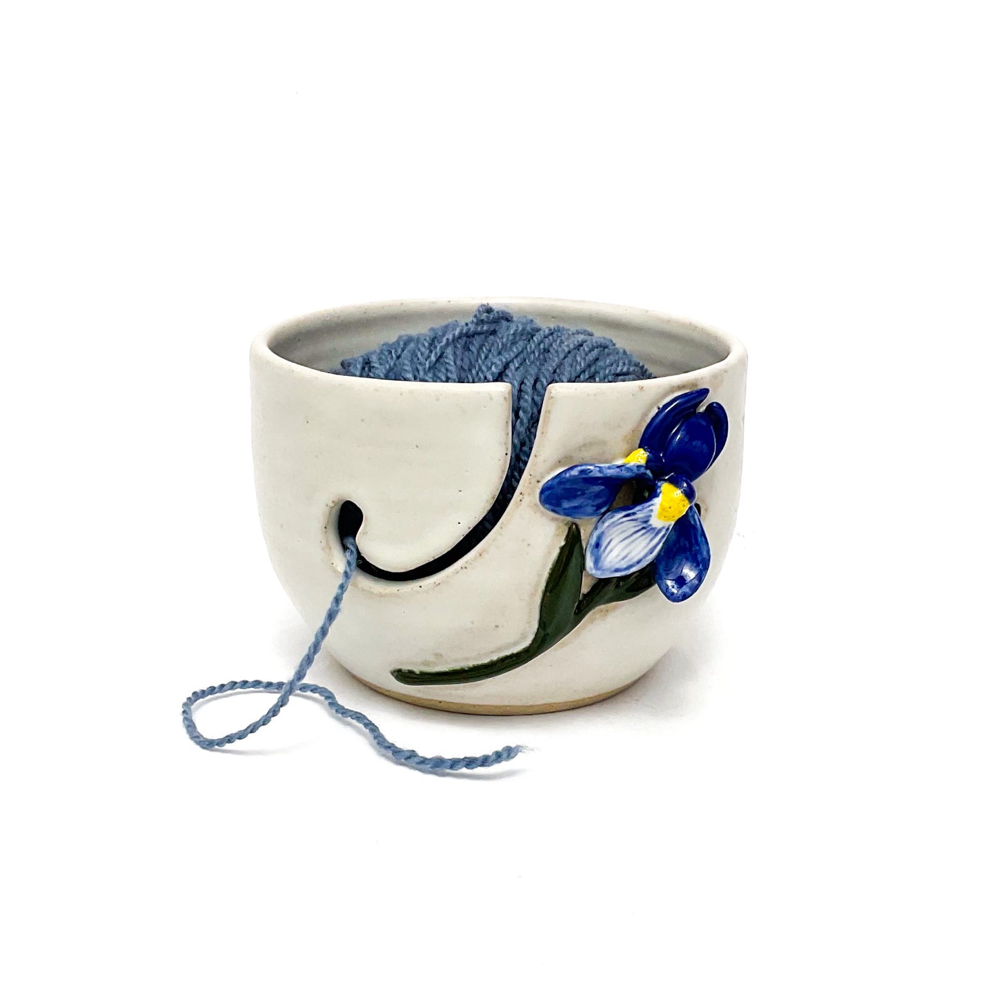 Blue Iris Yarn Bowl