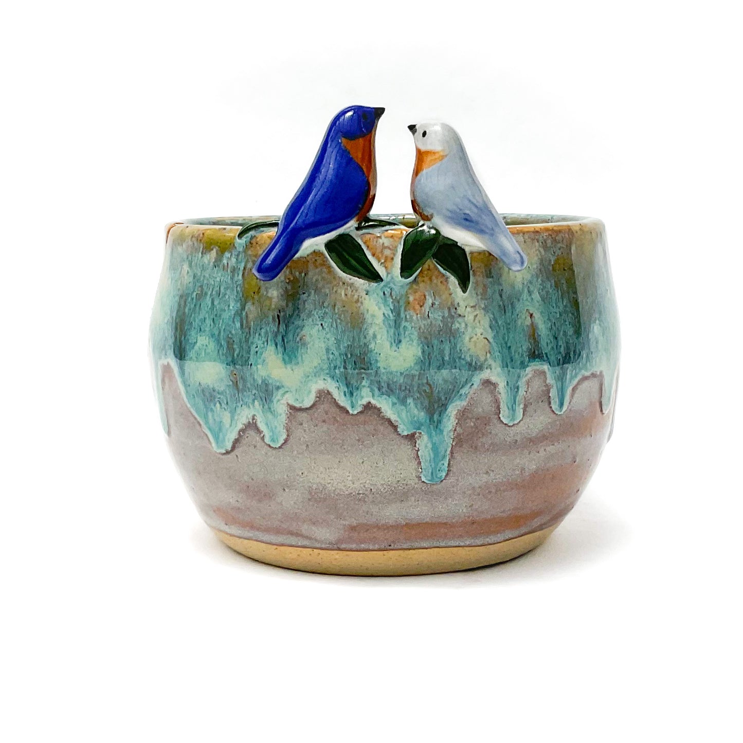 Blue Bird Love Yarn Bowl