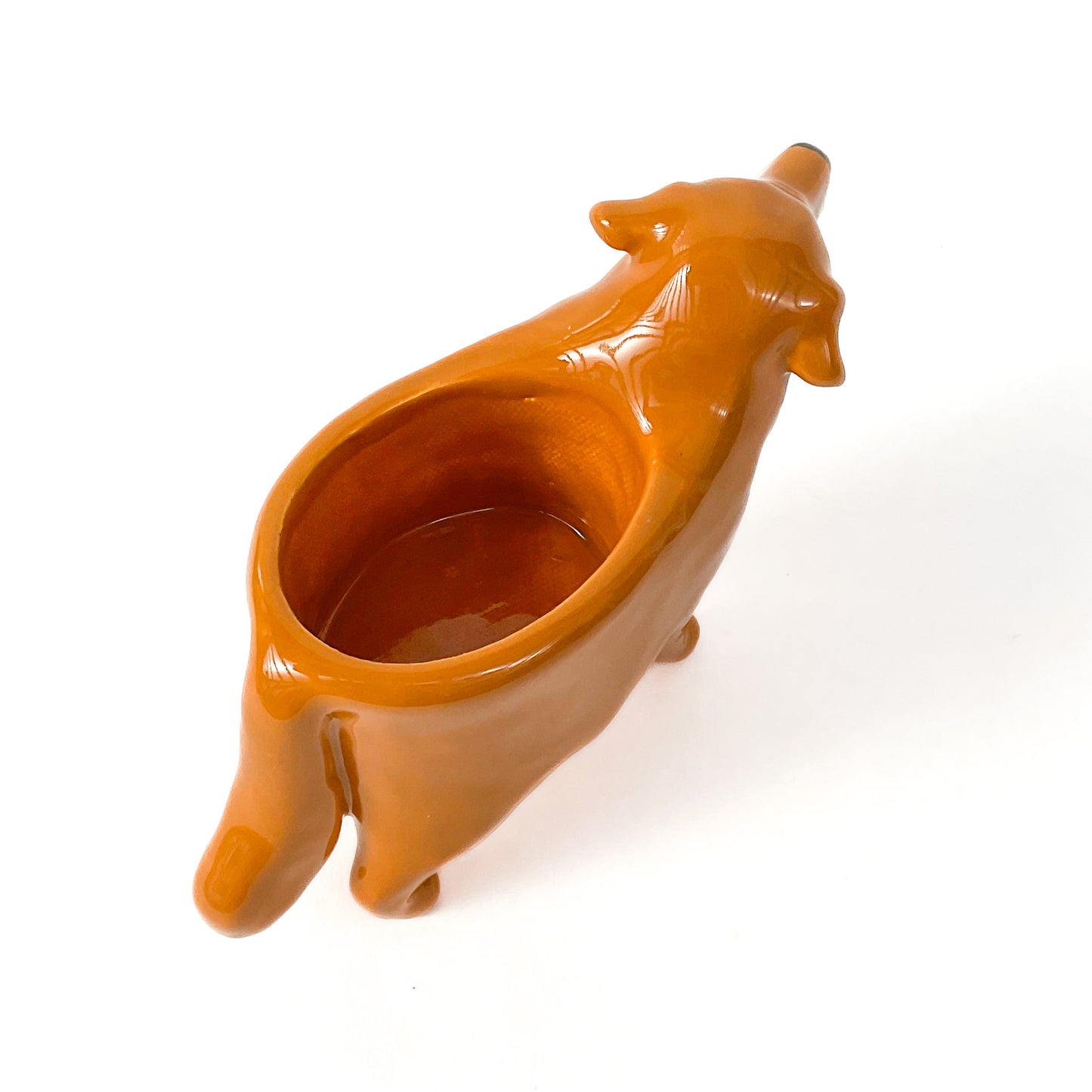 Golden Retriever Dog Planter - Ceramic Dog Plant Pot