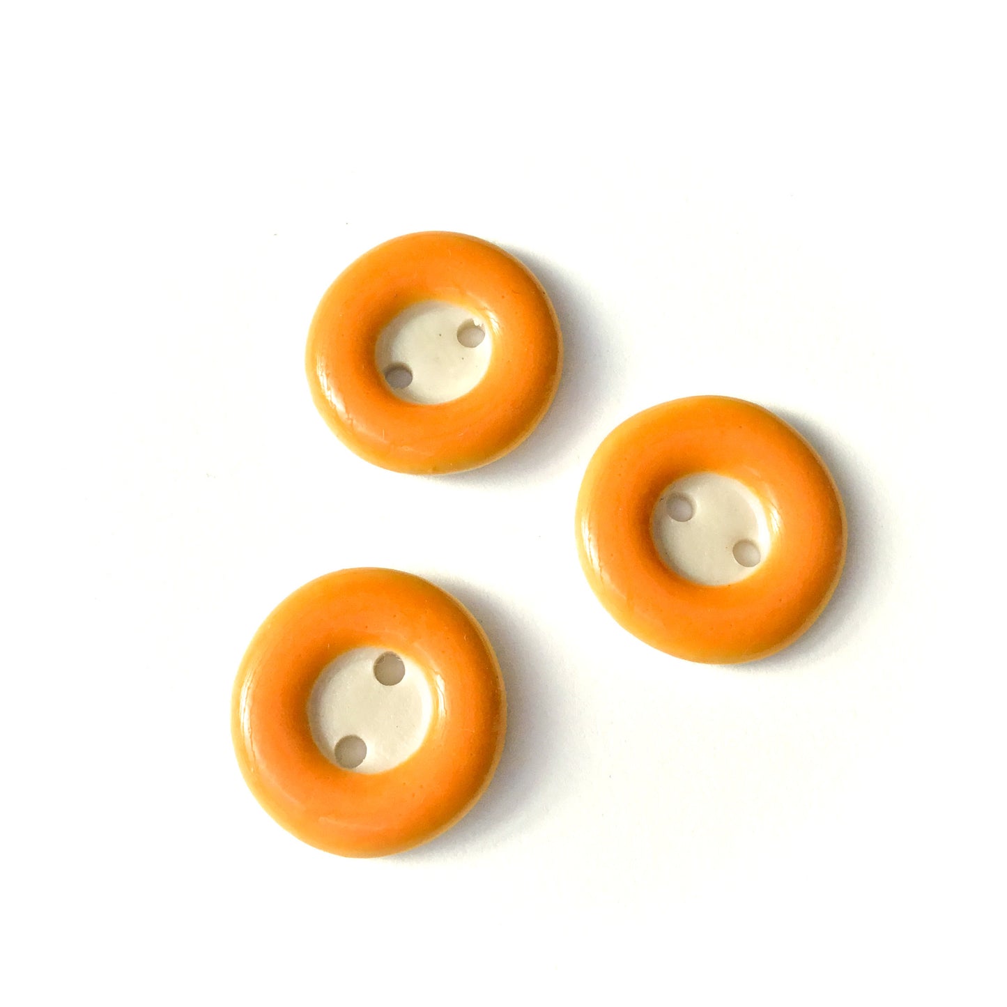 COLOR LOOP Porcelain Button  3/4"