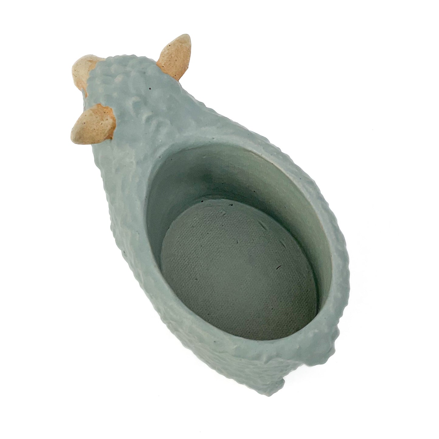 Stoneware Sheep Pot - Ceramic Sheep Planter