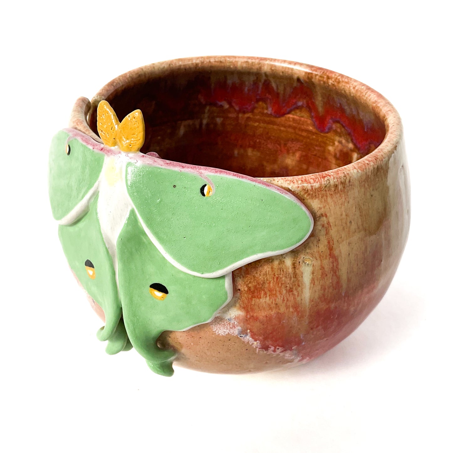 Luna Moth Yarn Bowl