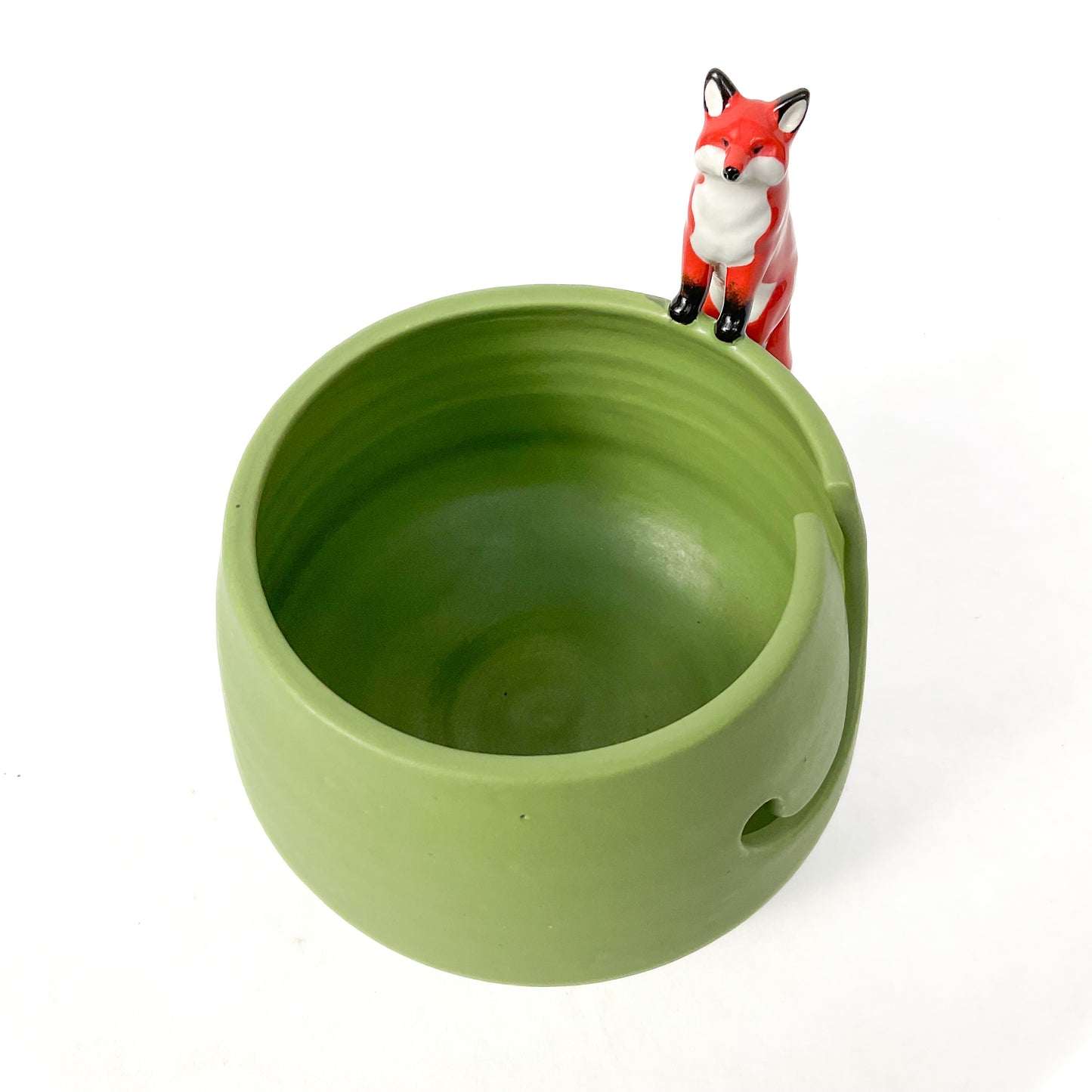 Red Fox Yarn Bowl