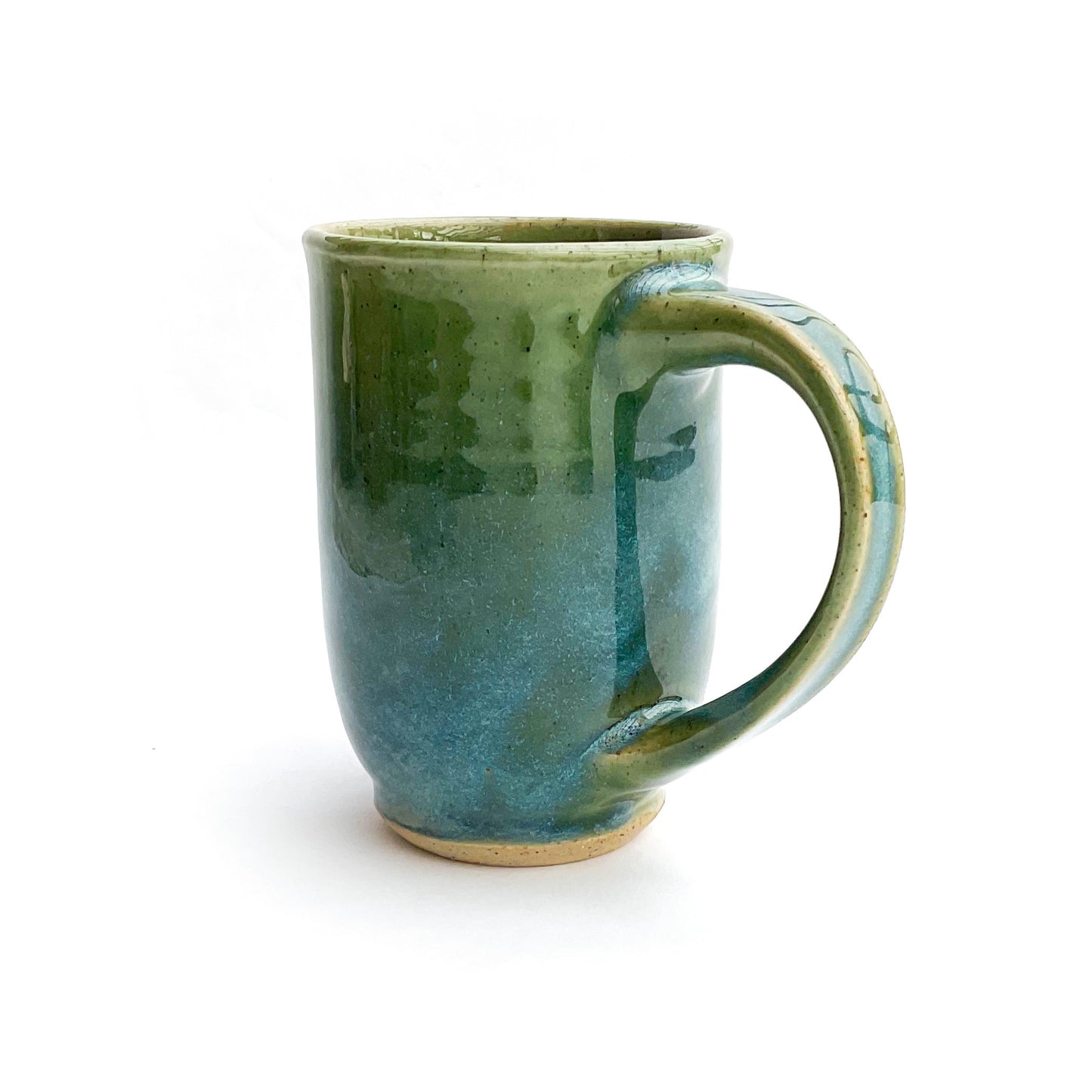 Virginia Bluebell Hand Sculpted Stoneware Mug   10 oz
