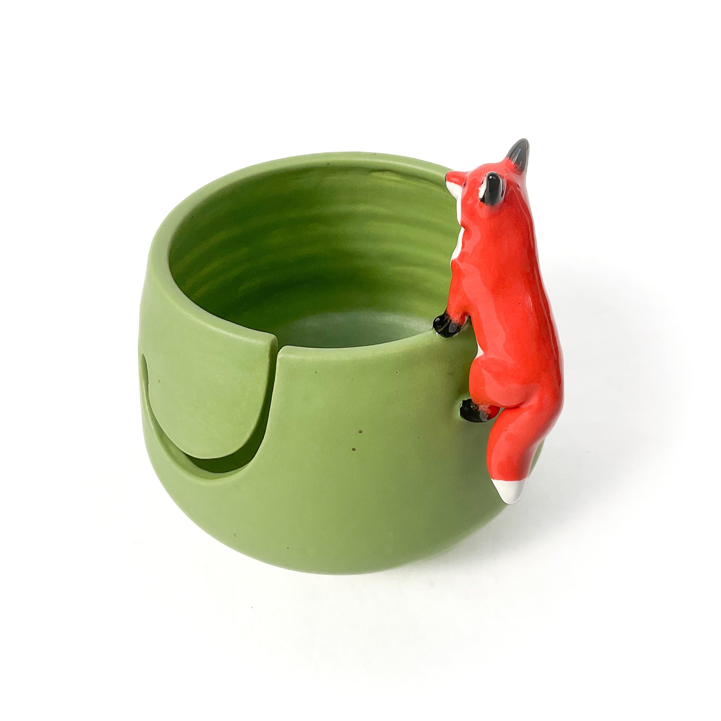 Red Fox Yarn Bowl