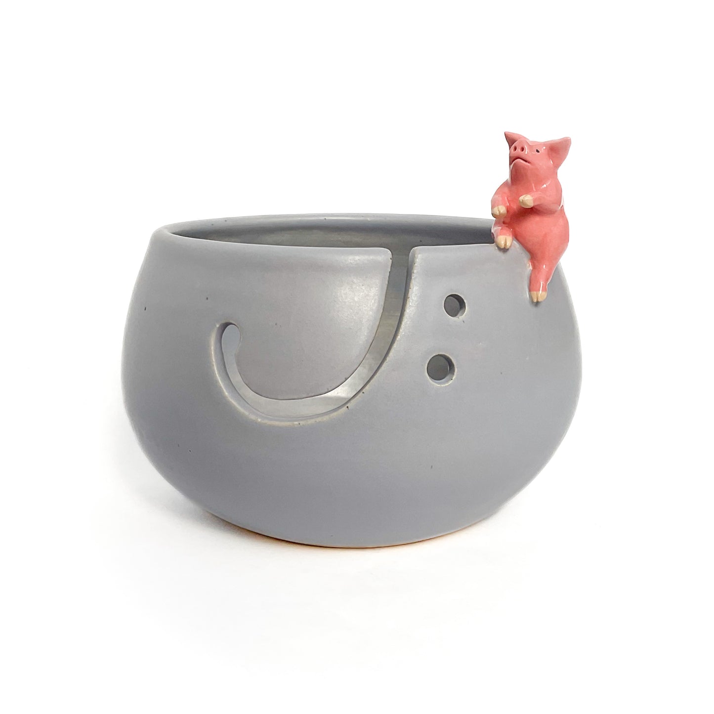 Sitting Pig Yarn Bowl