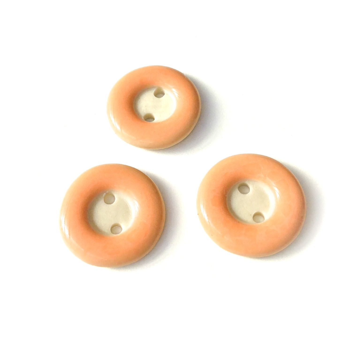 COLOR LOOP Porcelain Button  3/4"