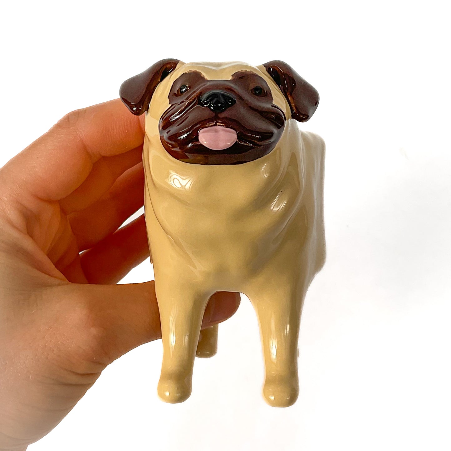 Pug Dog Planter - Ceramic Dog Plant Pot