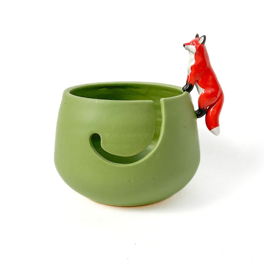 Red Fox Yarn Bowl