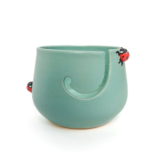 Ladybug Yarn Bowl