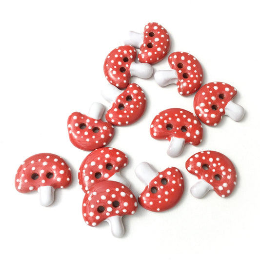 3/4" Amanita Mushroom Bundle - Five 2-Packs
