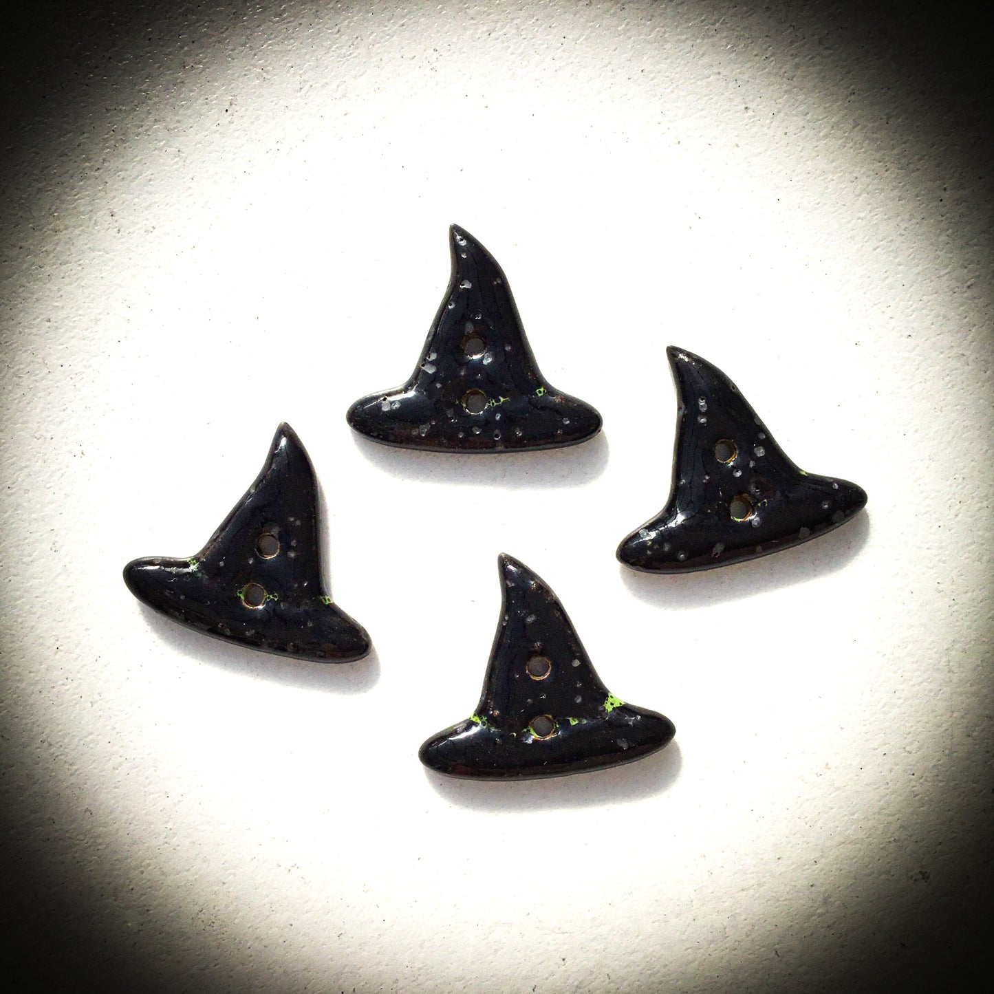 Halloween Witch Hat Buttons 7/8" x 1"
