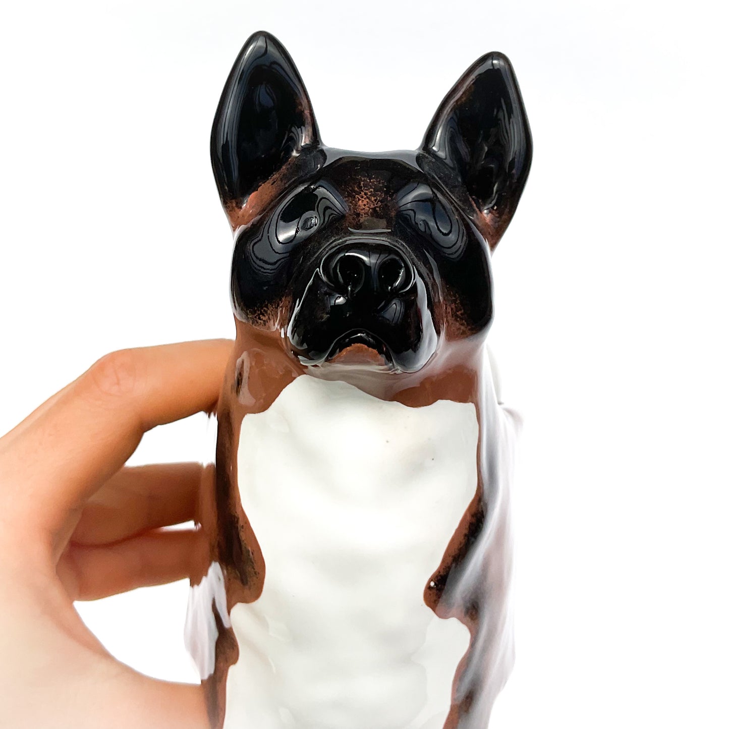 American Akita Dog Planter - Ceramic Dog Plant Pot