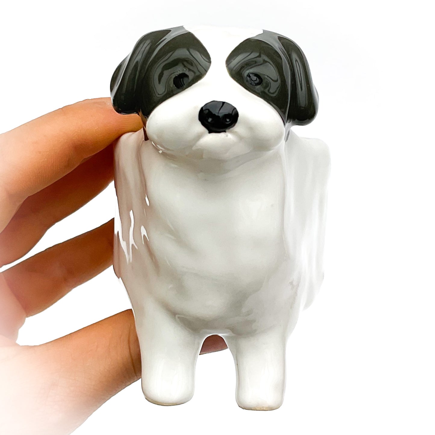 Shih Tzu Dog Planter - Ceramic Dog Plant Pot