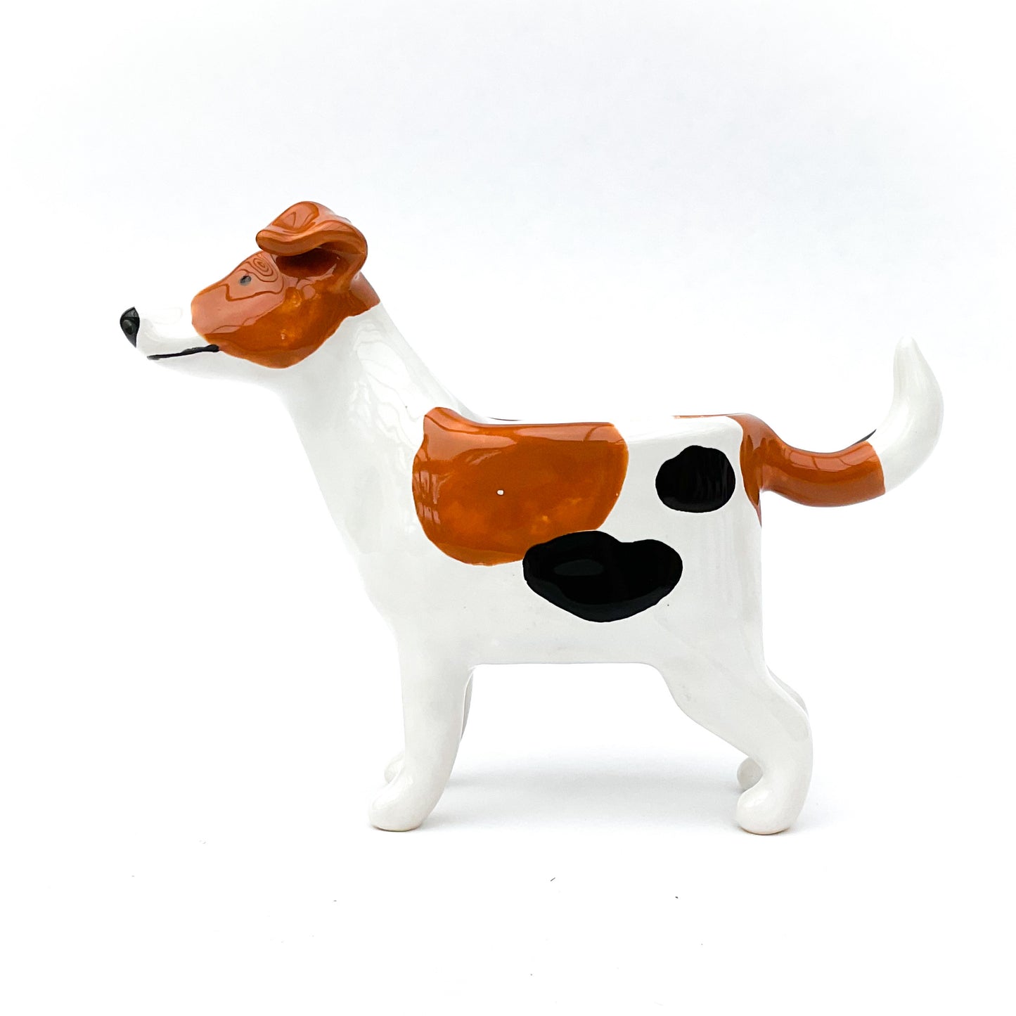 Jack Russell Terrier Dog Planter - Ceramic Dog Plant Pot