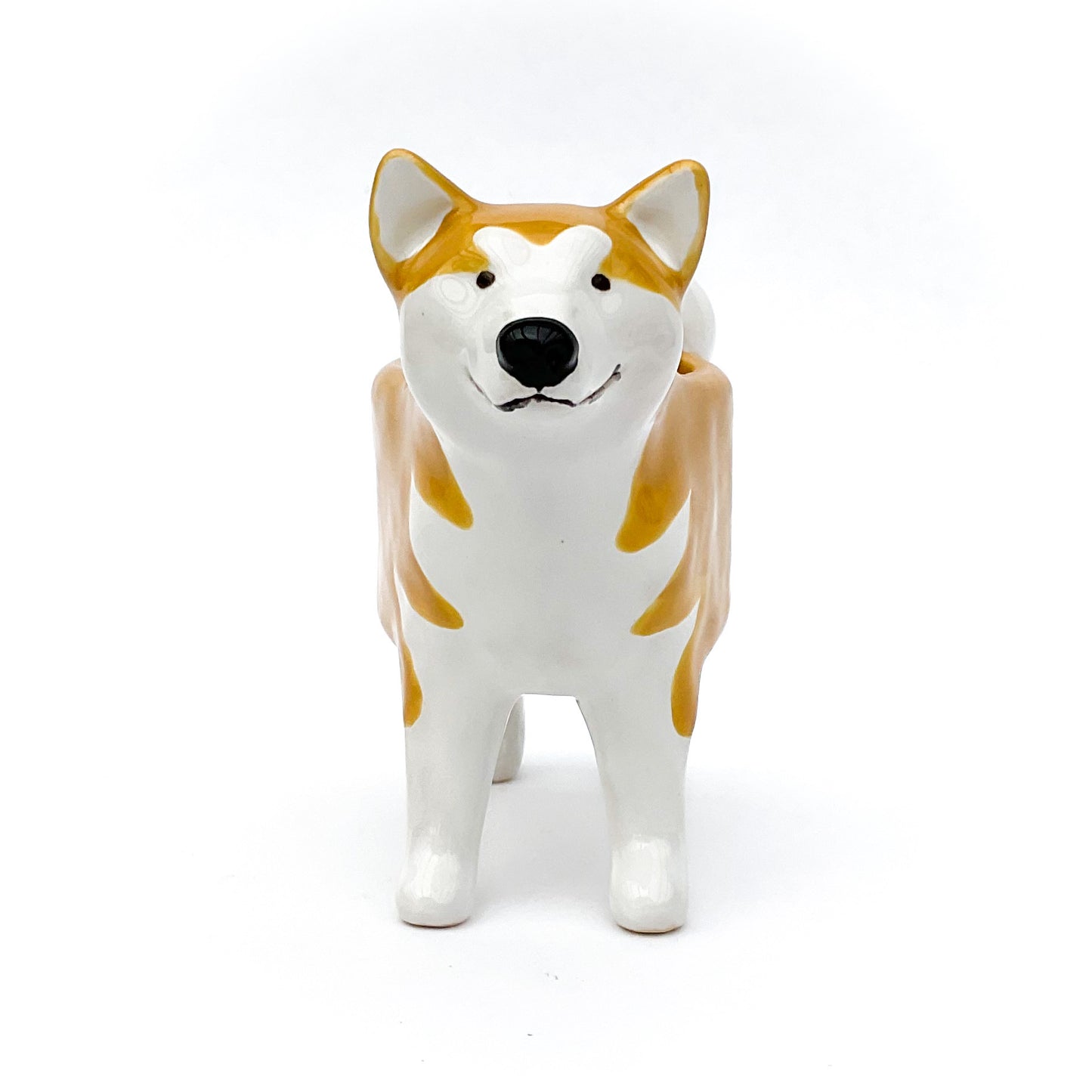 Shiba Inu Dog Planter - Ceramic Dog Plant Pot