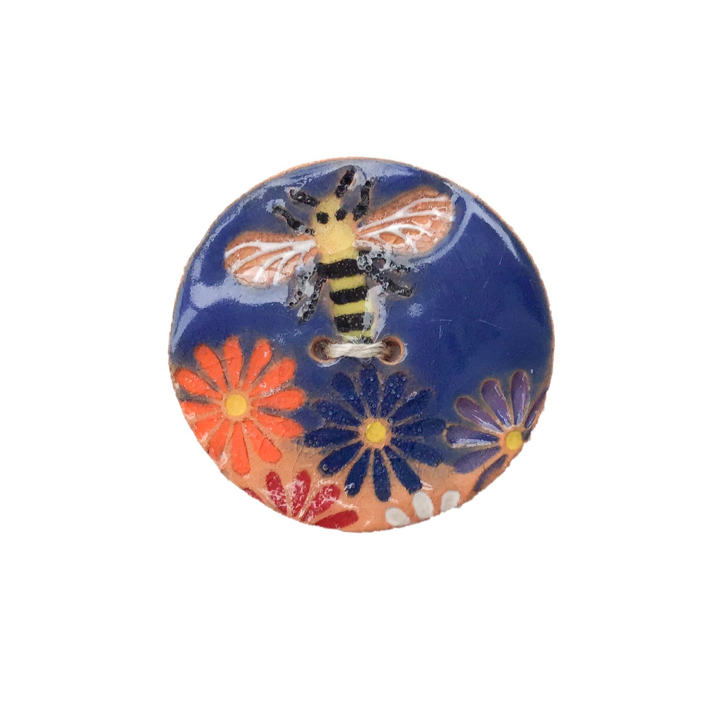 Honeybees Button Collection: Beautifully Painted Bee Buttons