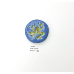 Leaping Frogs Button Collection: A Collection of Ceramic Buttons with Fun Frogs