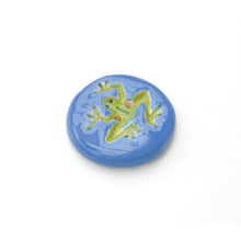 Load image into Gallery viewer, Leaping Frogs Button Collection: A Collection of Ceramic Buttons with Fun Frogs