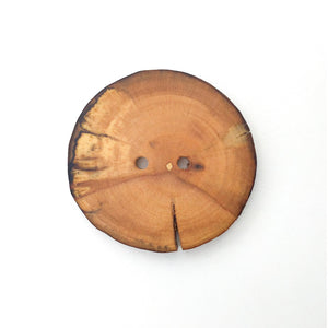 Extra Large Spalted Maple Root Button - 1 7/8" - 2 hole