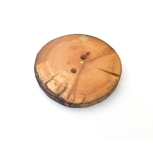 Extra Large Spalted Maple Root Button - 1 7/8" - 2 hole