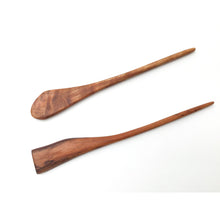 Load image into Gallery viewer, Live Edge Cherry Wood Shawl &amp; Sweater Pins - Wooden Hair Pins