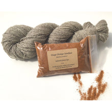 Load image into Gallery viewer, Plant Dye Yarn Kit - Osage Orange + Natural Colored Wool Yarn Dye Kit - Sport Weight Yarn