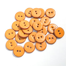 Load image into Gallery viewer, Orange Ceramic Buttons - Clay Buttons - 3/4&quot; (ws-139)