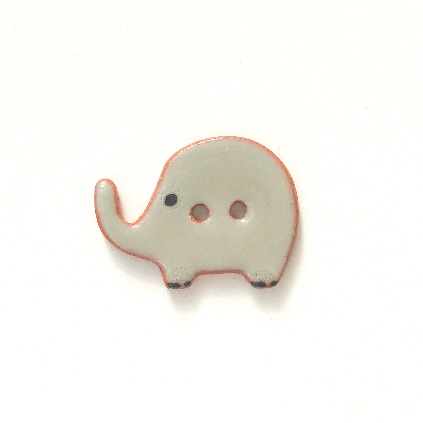 (Wholesale Accounts Only) 5/8" x 7/8" Elephant - flat - red clay