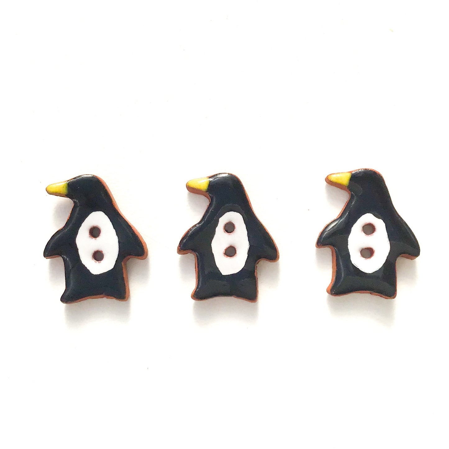 (Wholesale Accounts Only) 5/8" x 13/16" Penguin - flat - red clay