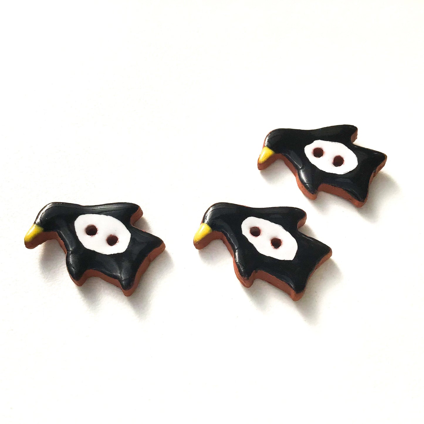 (Wholesale Accounts Only) 5/8" x 13/16" Penguin - flat - red clay