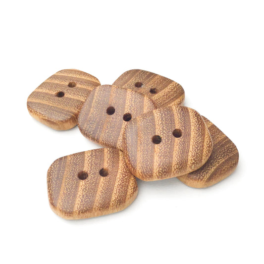 Poplar Wood Heart Buttons - 13/16 x 7/8 – Haulin' Hoof Farm Store