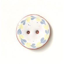 Load image into Gallery viewer, Colorful Wreath Clay Buttons - Decorative Ceramic Buttons - 1 3/8&quot; (ws-53)