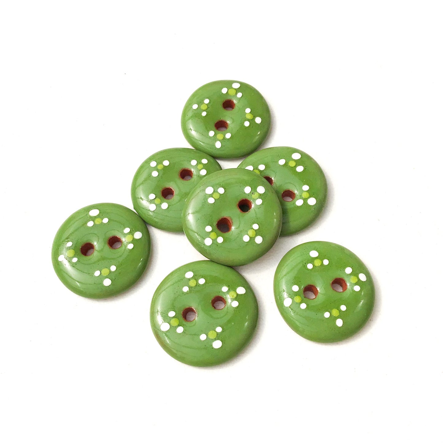 (Wholesale Accounts Only) 5/8" Shamrock - pillowed - red clay