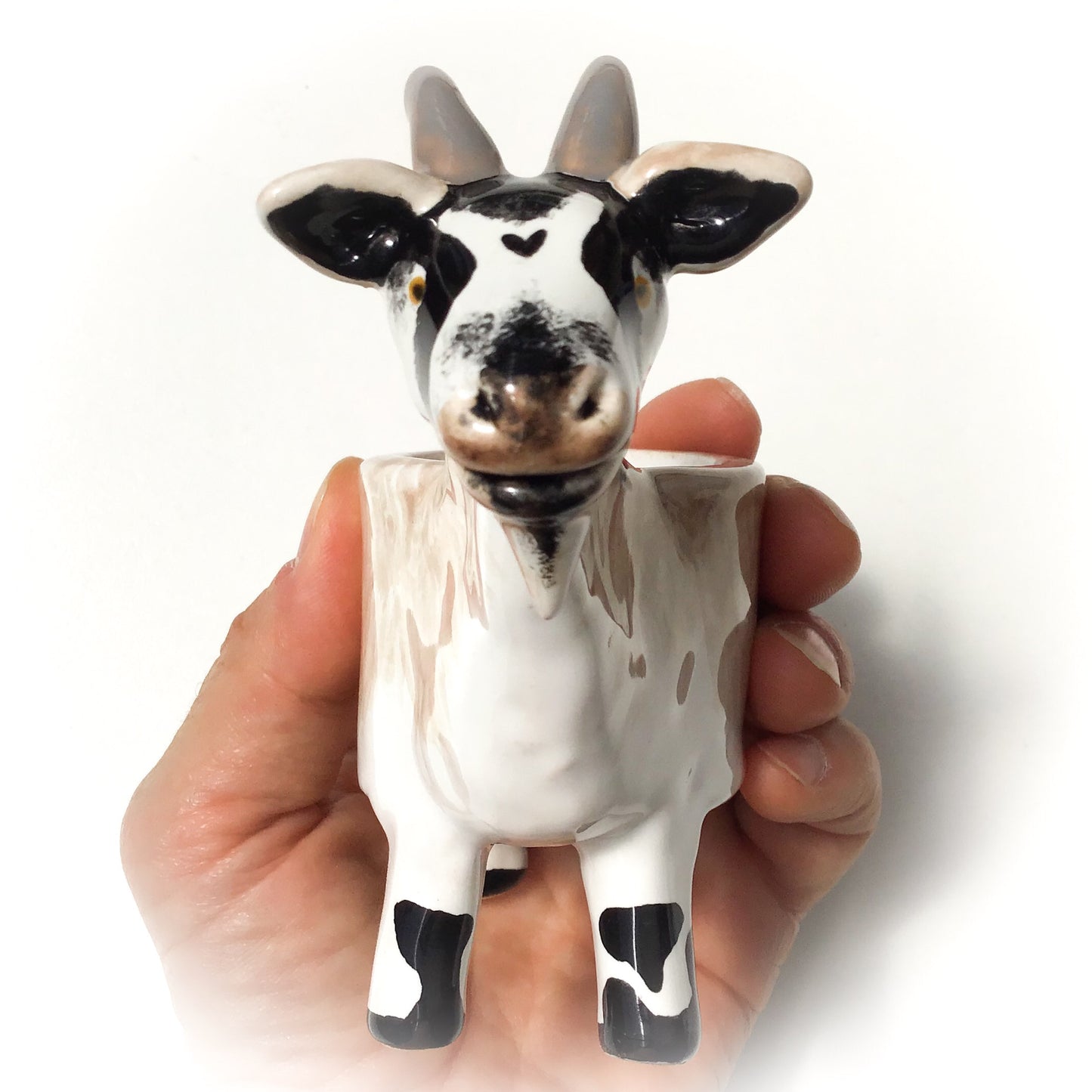 Pygmy Goat Pot - Ceramic Pygmy Goat Planter