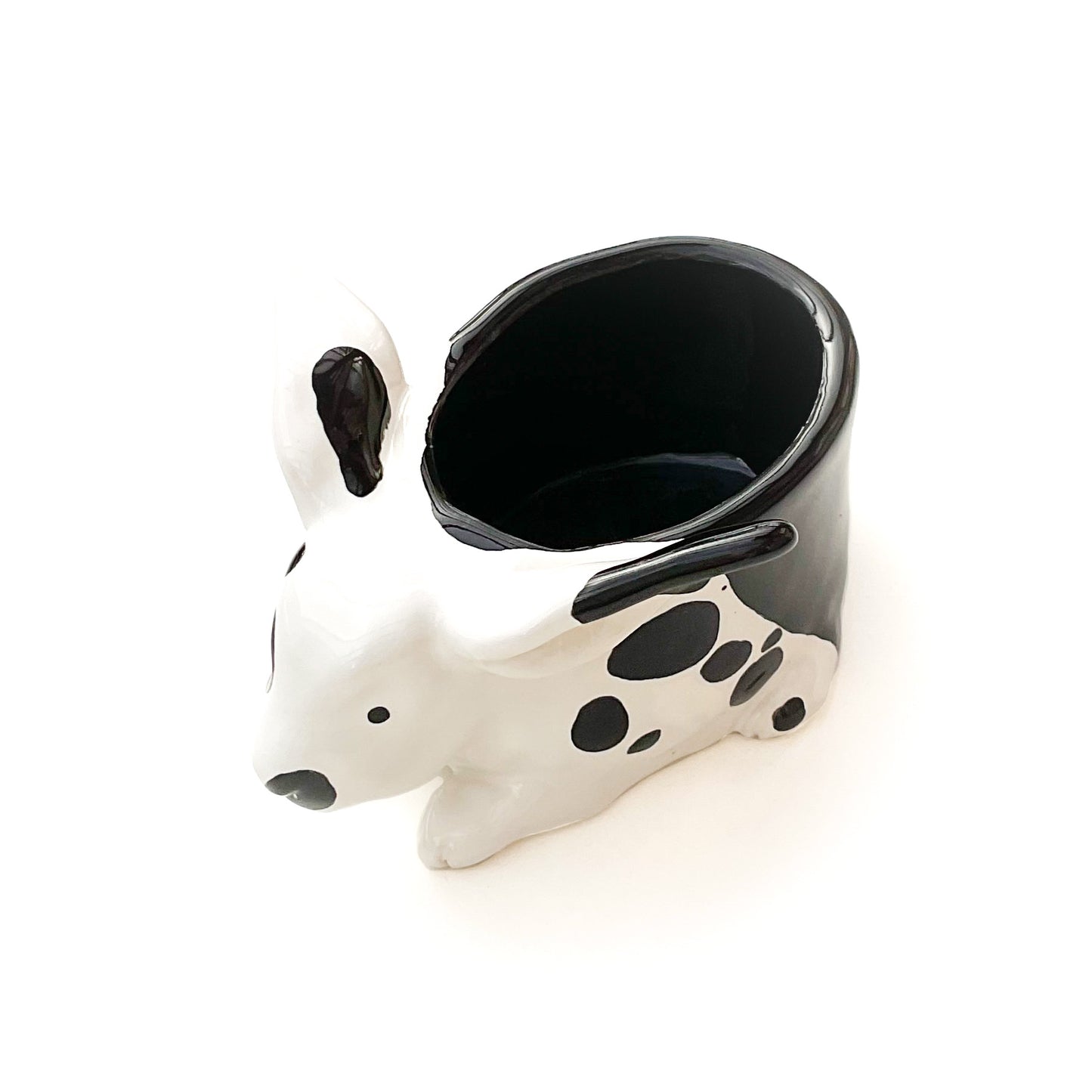 Holland Lop Eared Bunny Pot - Ceramic Bunny Planter