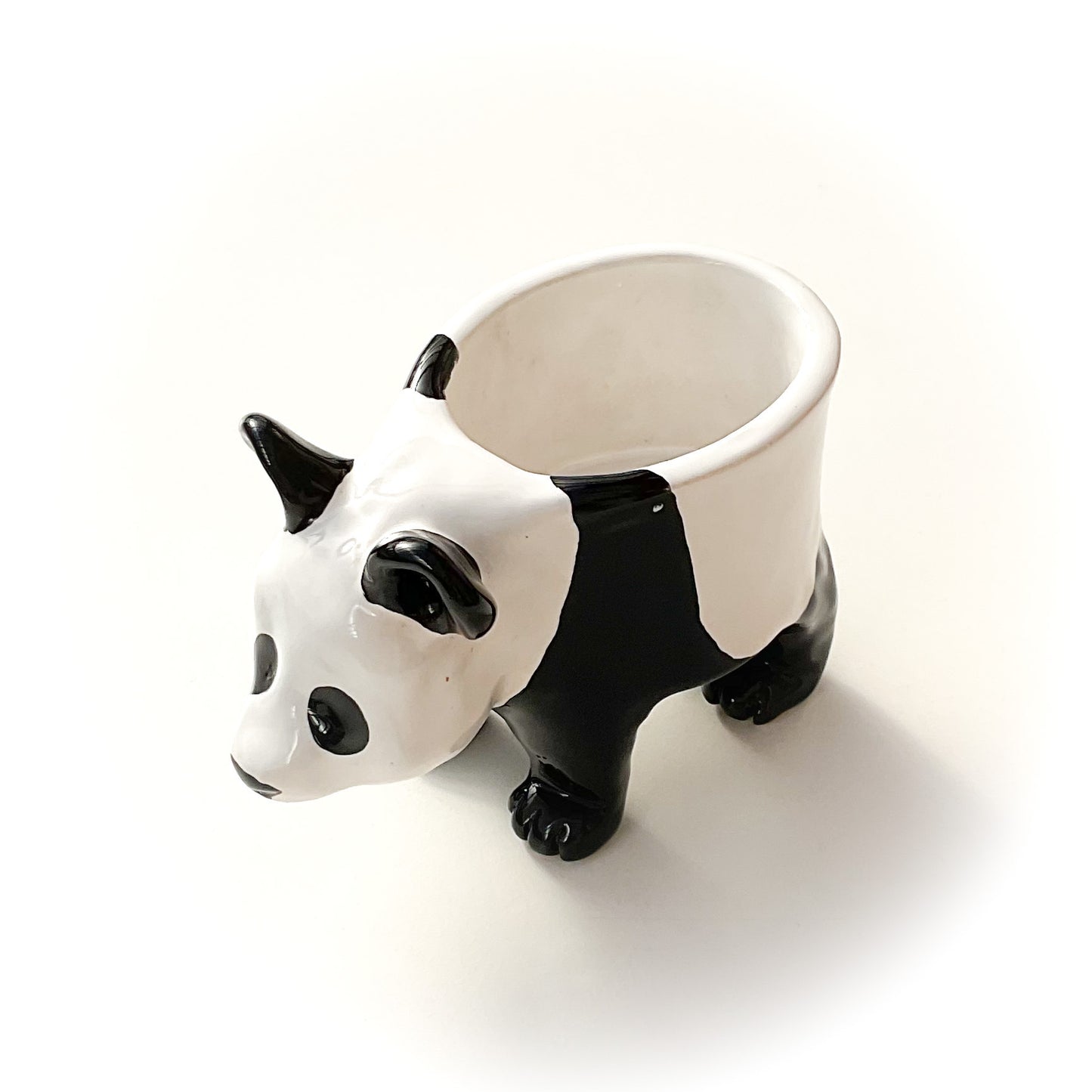 Baby Giant Panda Pot - Ceramic Panda Bear Planter