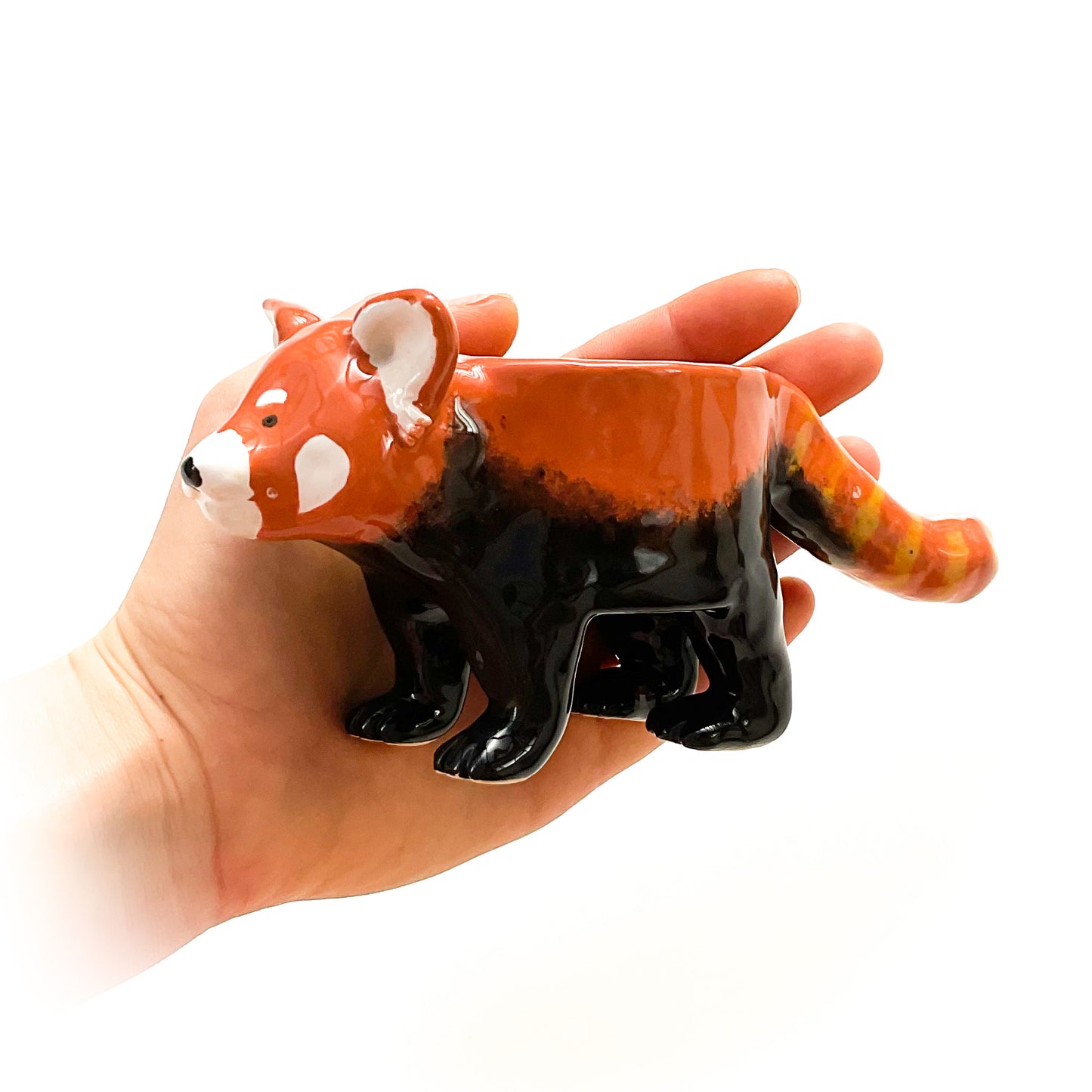 Red Panda Pot - Ceramic Red Panda Bear Planter