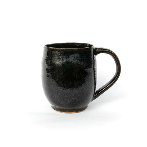 Dark Charcoal Stoneware Mug - 12 ounce Ceramic Mug