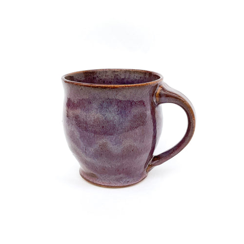 Earthy Purples Stoneware Mug - 13 ounce Ceramic Mug