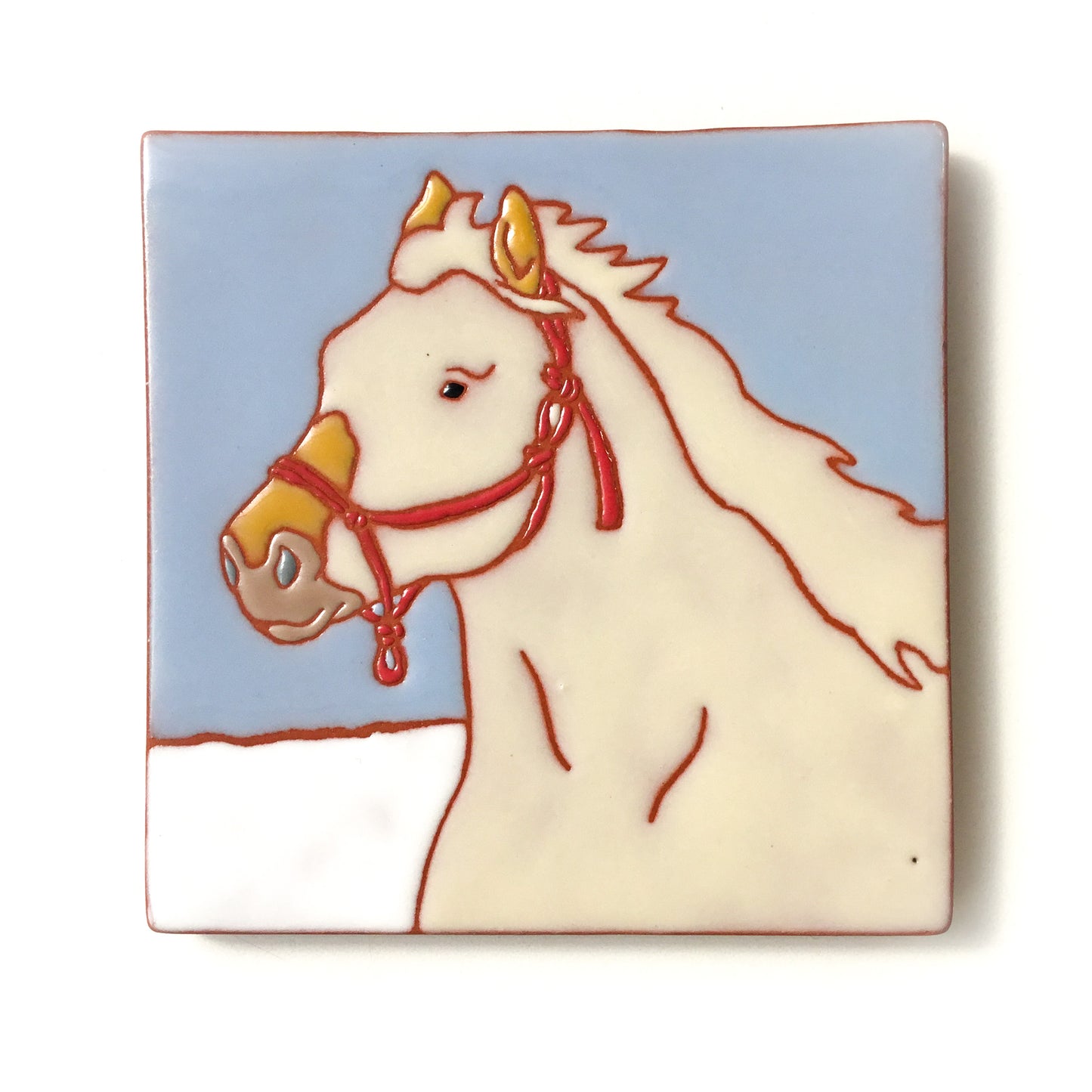 Winter Sky Horse Coaster / Horse Trivet