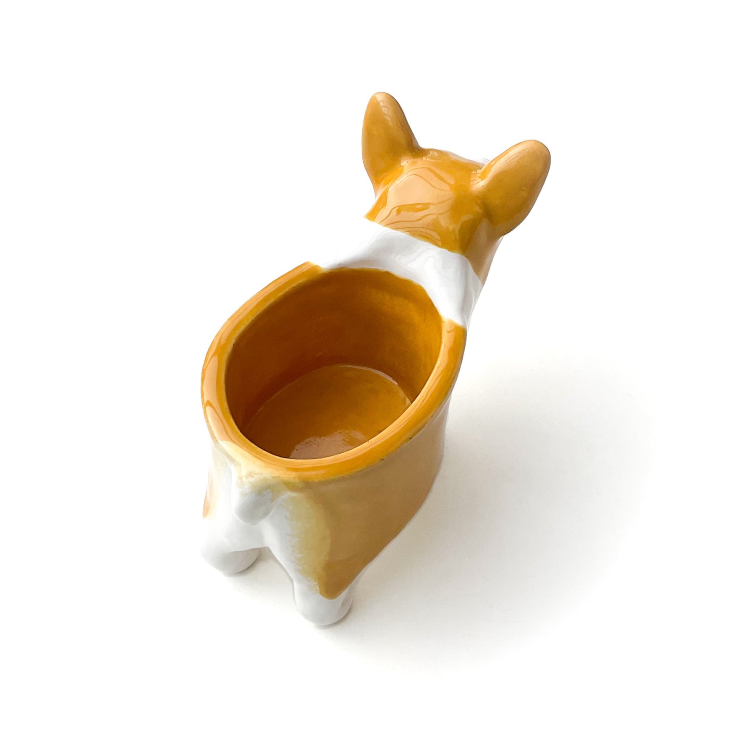Corgi Dog Planter - Ceramic Dog Plant Pot