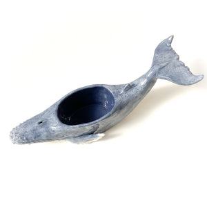 Humpback Whale Pot - Ceramic Whale Planter
