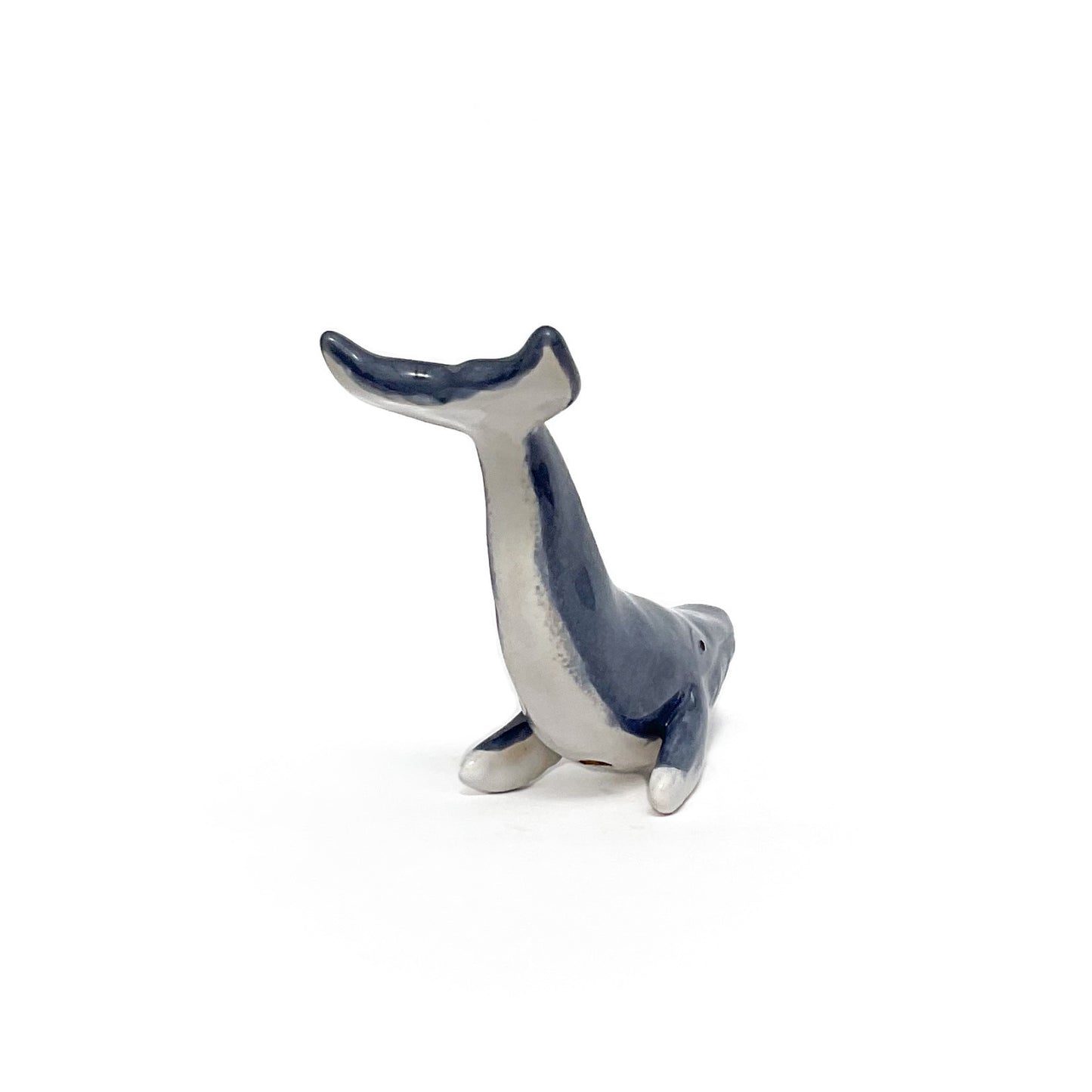 Humpback Whale Bead - Hand Sculpted - 3 3/4" Long