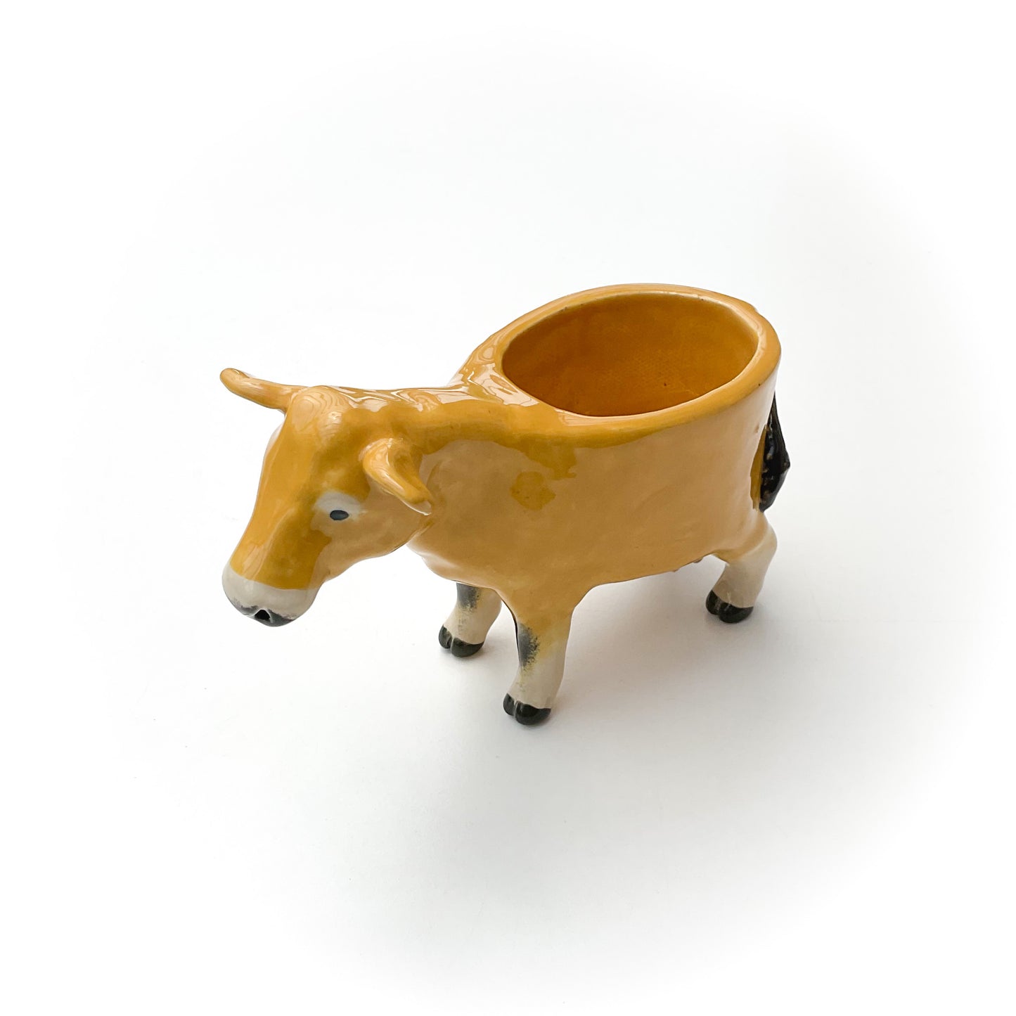 Jersey Cow Pot - Ceramic Dairy Cow Planter