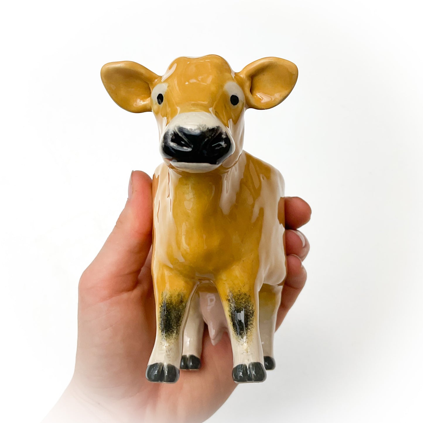 Jersey Cow Pot - Ceramic Dairy Cow Planter