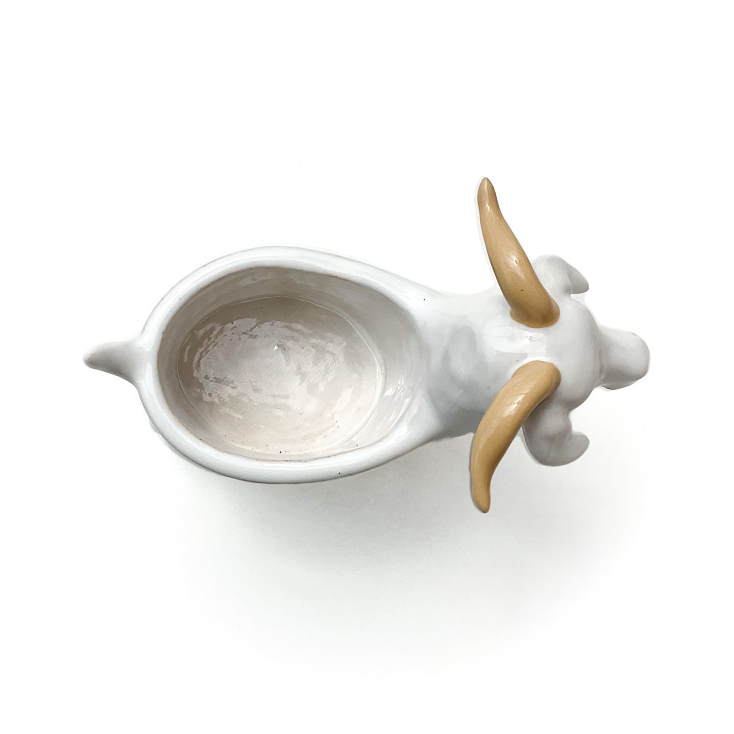 Angora Goat Pot - Ceramic Goat Planter