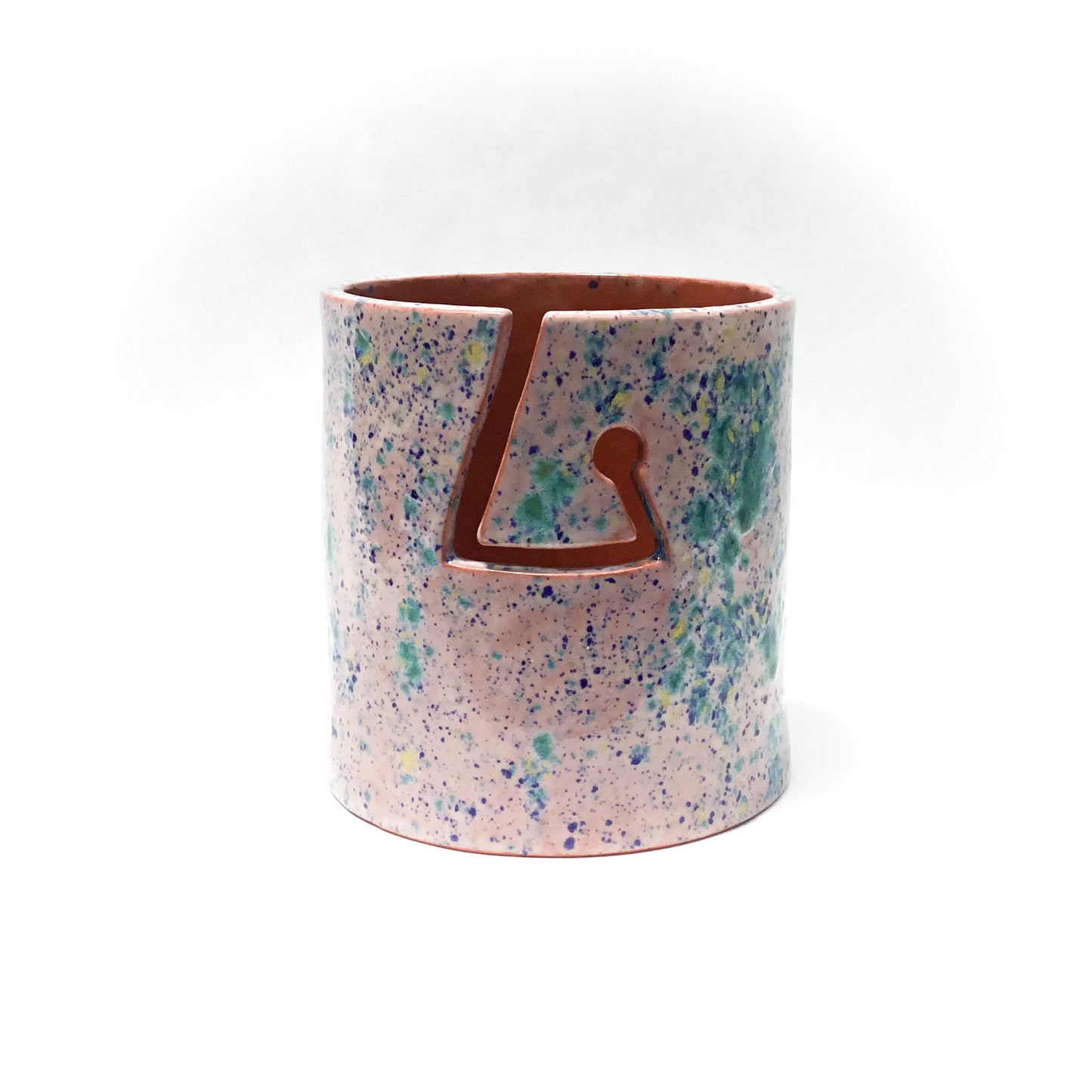 Turquoise Sand Yarn Bowl - Ceramic Yarn Bowl