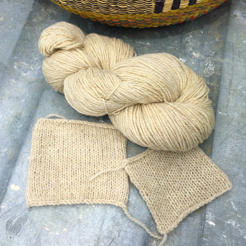 OATMEAL DK Wool Yarn (80% Merino 20% Romney) 2 ply - 4 oz skeins